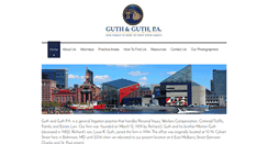 Desktop Screenshot of guthlaw.com