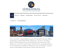 Tablet Screenshot of guthlaw.com
